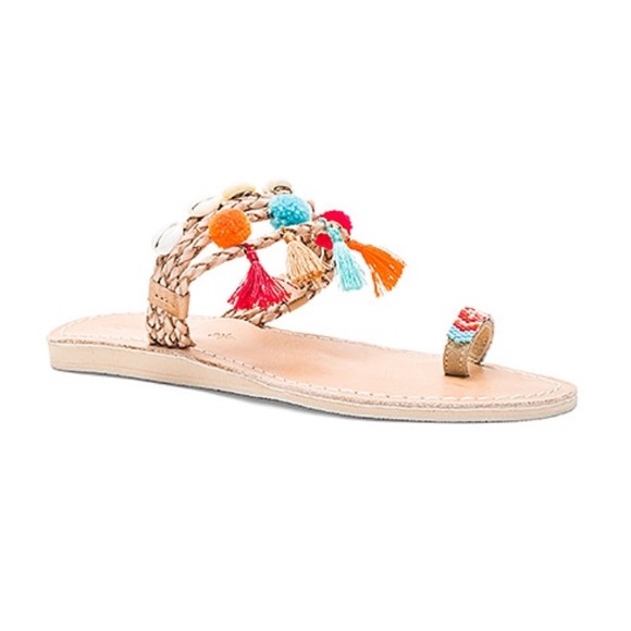 Cocobelle Shoes - Revolve Cocobelle Kobi Tassel Cowrie shell sandal